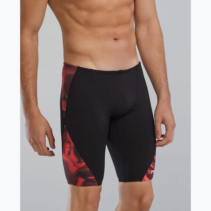 Vyriški plaukimo šortai TYR Durafast Elite Waveform Blade Splice red 3