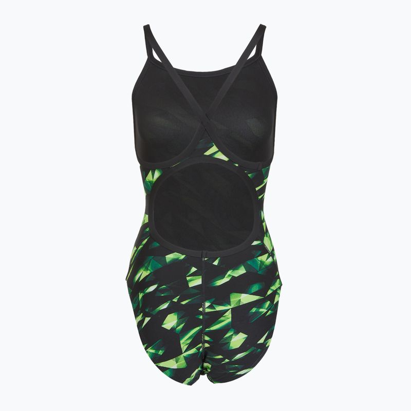 Moteriškas vientisas plaukimo kostiumėlis TYR Durafast Elite Triadic Diamondfit green 2