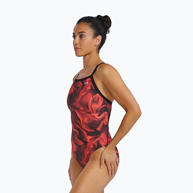 Tyr Durafast Elite Waveform Diamondfit moteriškas vientisas maudymosi kostiumėlis 4
