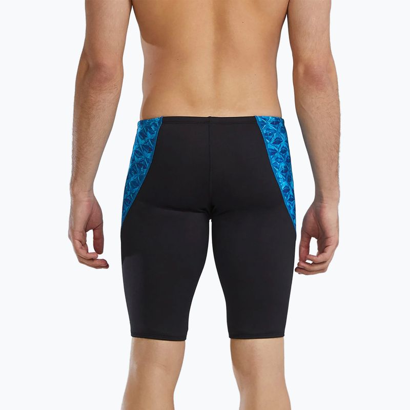 Vyrų plaukimo šortai TYR Durafast Elite Oceanid Jammer light blue/aqua 2
