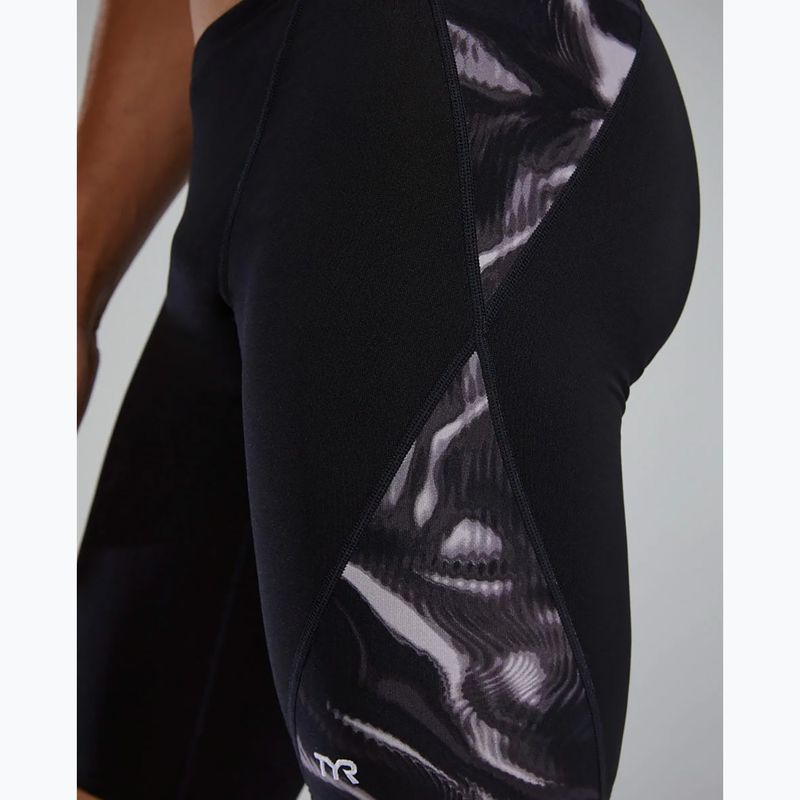 Vyriški plaukimo šortai TYR Durafast Elite Waveform Blade Splice titanium 7