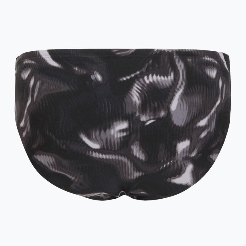 Vyriškos plaukimo glaudės TYR Durafast Elite Waveform Brief titanium 2
