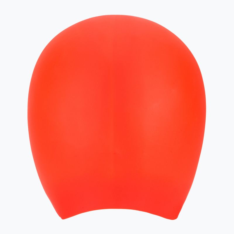 Plaukimo kepuraitė TYR Long Hair Wrinkle Free Silicone bright red 2