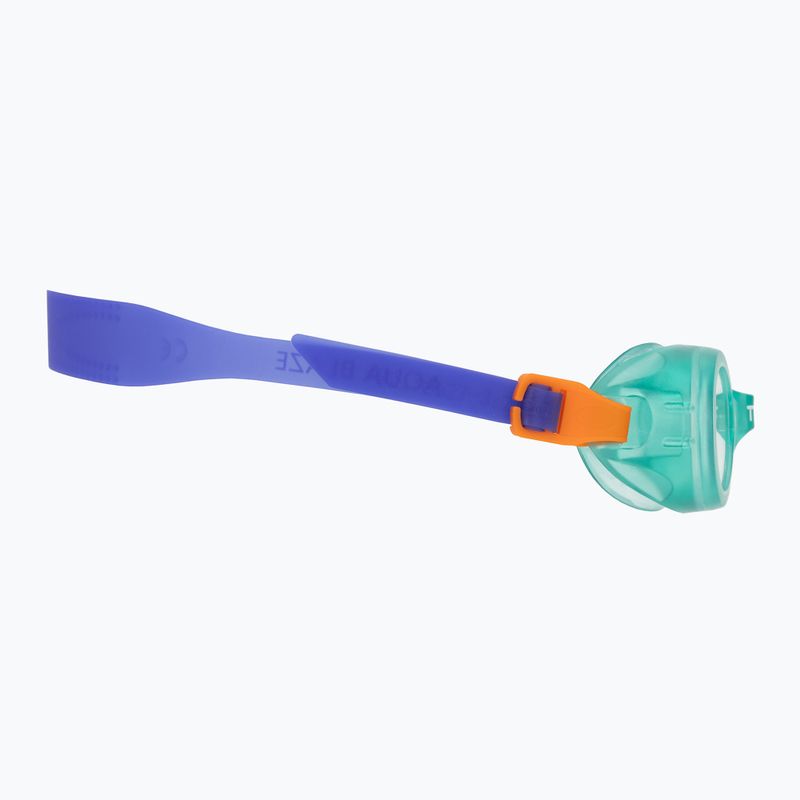 Vaikiški plaukimo akiniai TYR Aqua Blaze green/orange 3