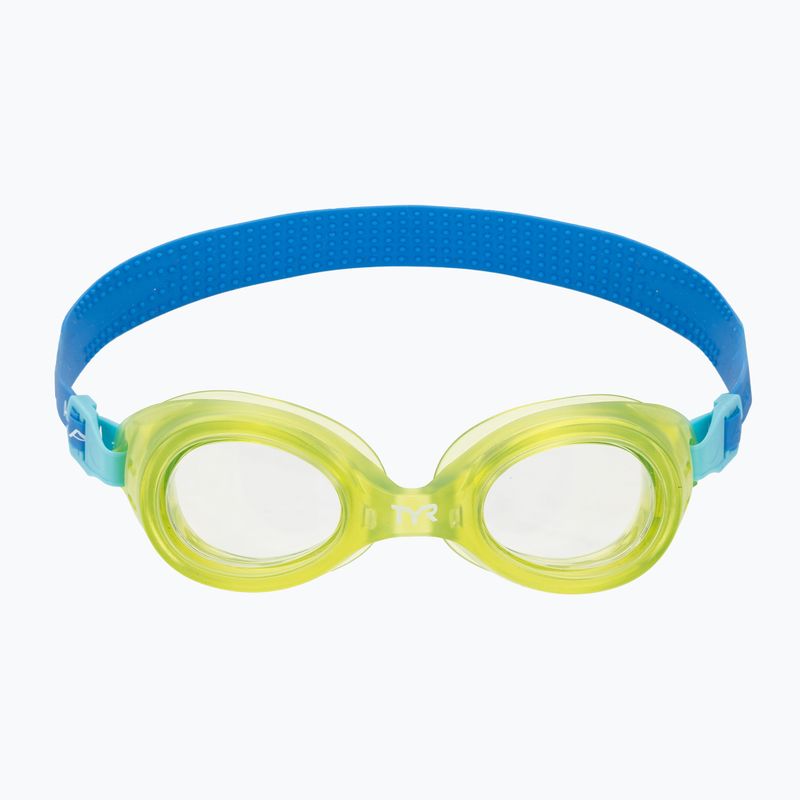 Vaikiški plaukimo akiniai TYR Aqua Blaze royal/lime 2