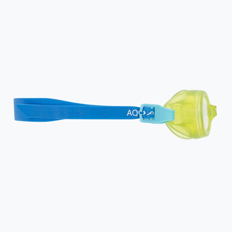 Vaikiški plaukimo akiniai TYR Aqua Blaze royal/lime 3