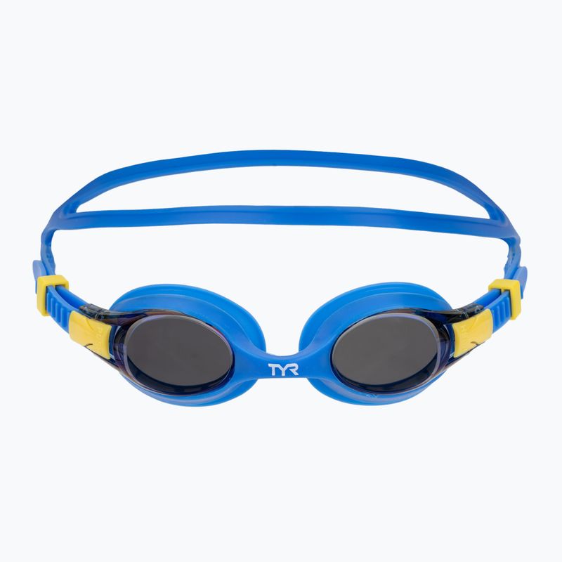 Vaikiški plaukimo akiniai TYR Swimple Metallized blue/yellow 2