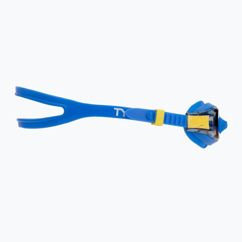 Vaikiški plaukimo akiniai TYR Swimple Metallized blue/yellow 3