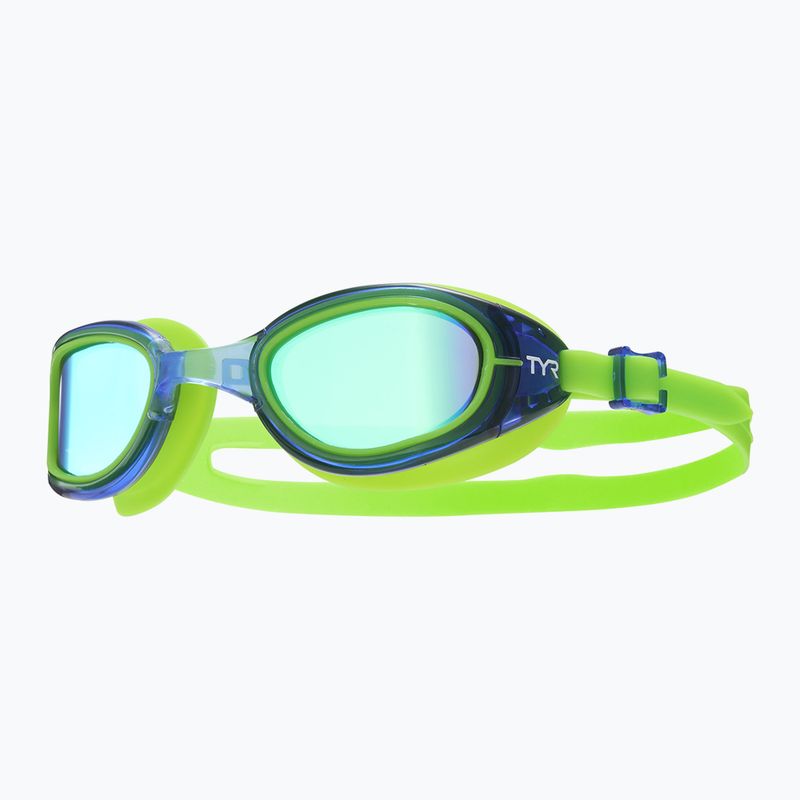 Akiniai plaukiojimui TYR Special Ops 2.0 Mirrored light green/navy