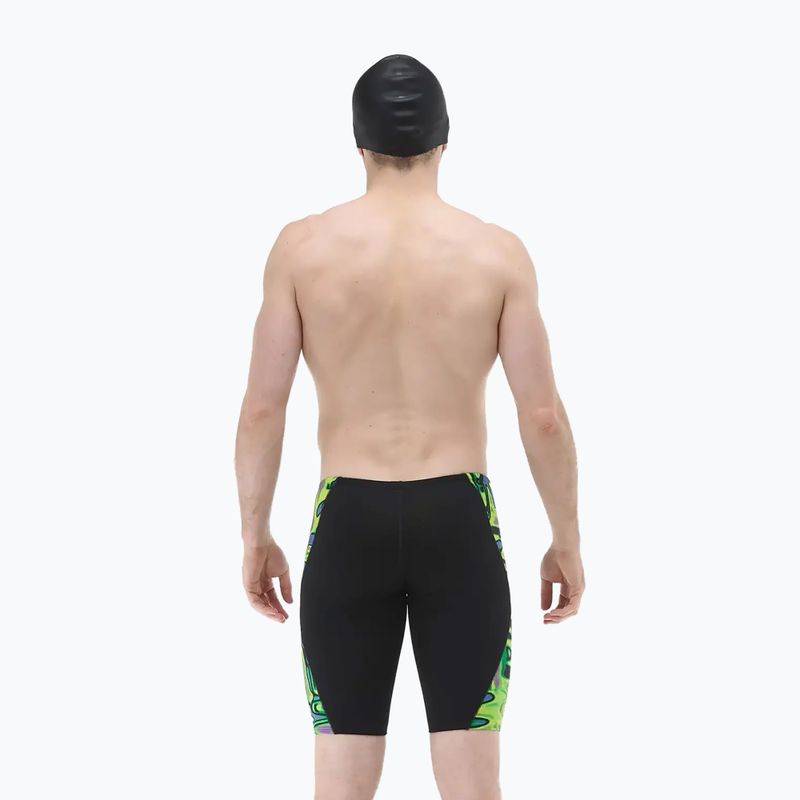 Vyriški plaukimo šortai TYR Splice Flux Jammer lime/multi 3