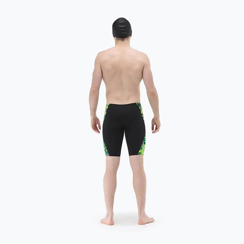 Vyriški plaukimo šortai TYR Splice Flux Jammer lime/multi 4