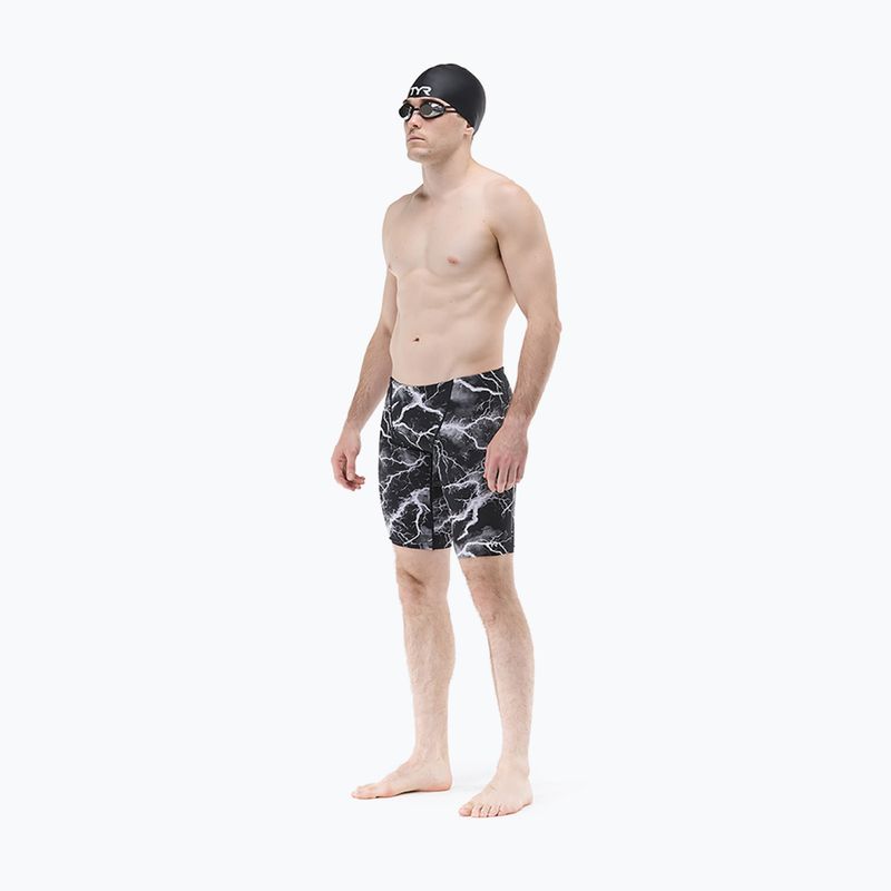 Vyriški plaukimo šortai TYR Durafast Elite Arterix Jammer titanium 5