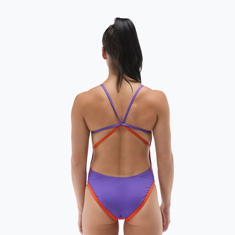 Moteriškas vientisas maudymosi kostiumėlis Tyr Multistrap Cutoutfit Durafast Elite pink/multi 3