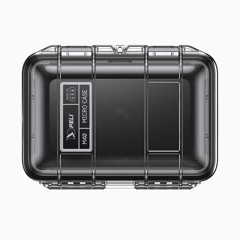 Laikymo indas PELI M40 Micro Case black clear 3