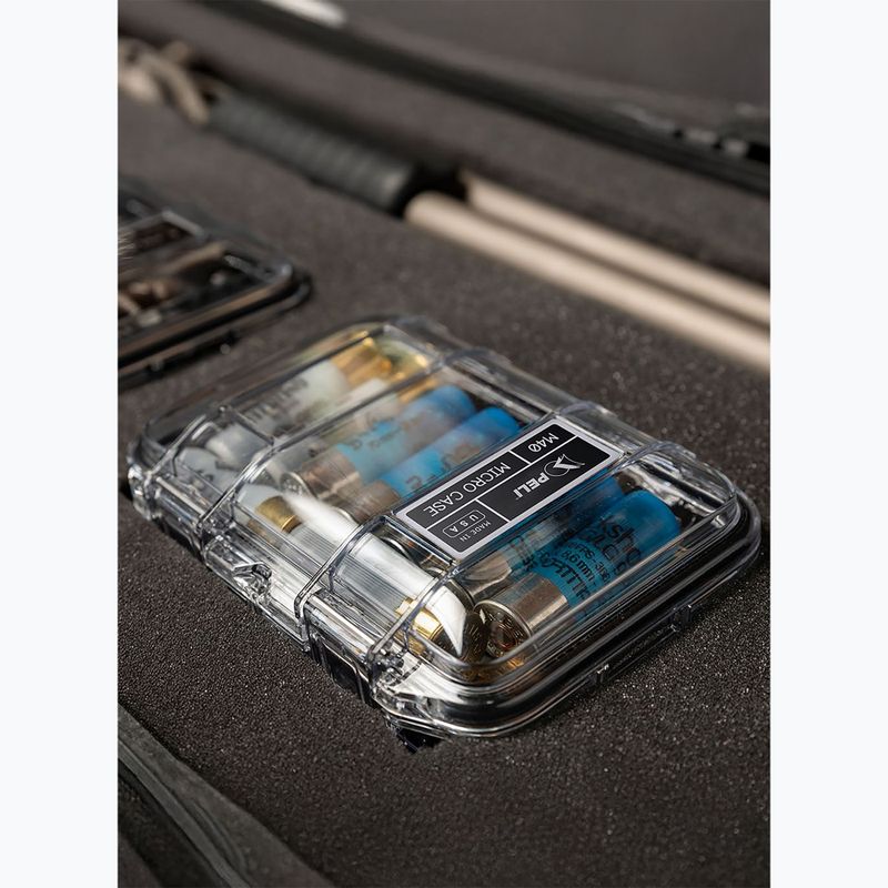 Laikymo indas PELI M40 Micro Case black clear 6