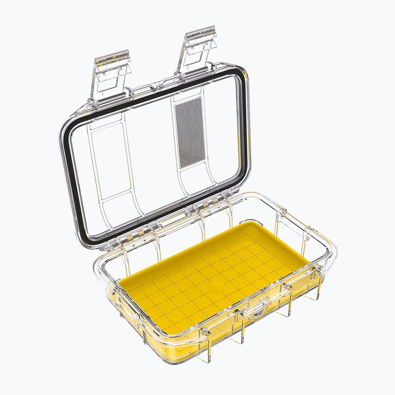 Laikymo indas PELI M40 Micro Case clear yellow 4