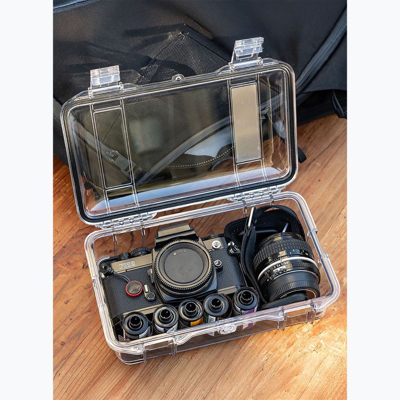 Laikymo indas PELI M50 Micro Case clear black 5