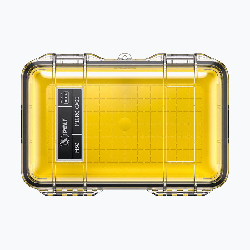 Laikymo indas PELI M50 Micro Case clear yellow 3