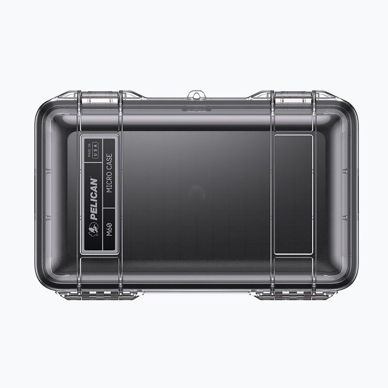 Laikymo indas PELI M60 Micro Case clear black 3