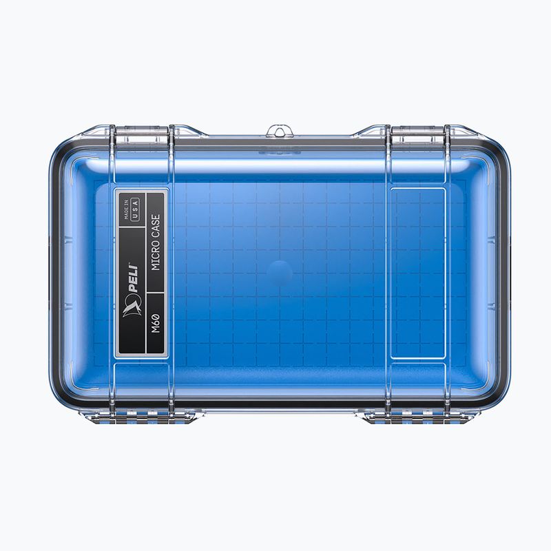 Laikymo indas PELI M60 Micro Case clear blue 3