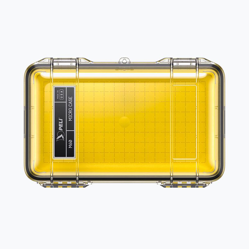 Laikymo indas PELI M60 Micro Case clear yellow 3