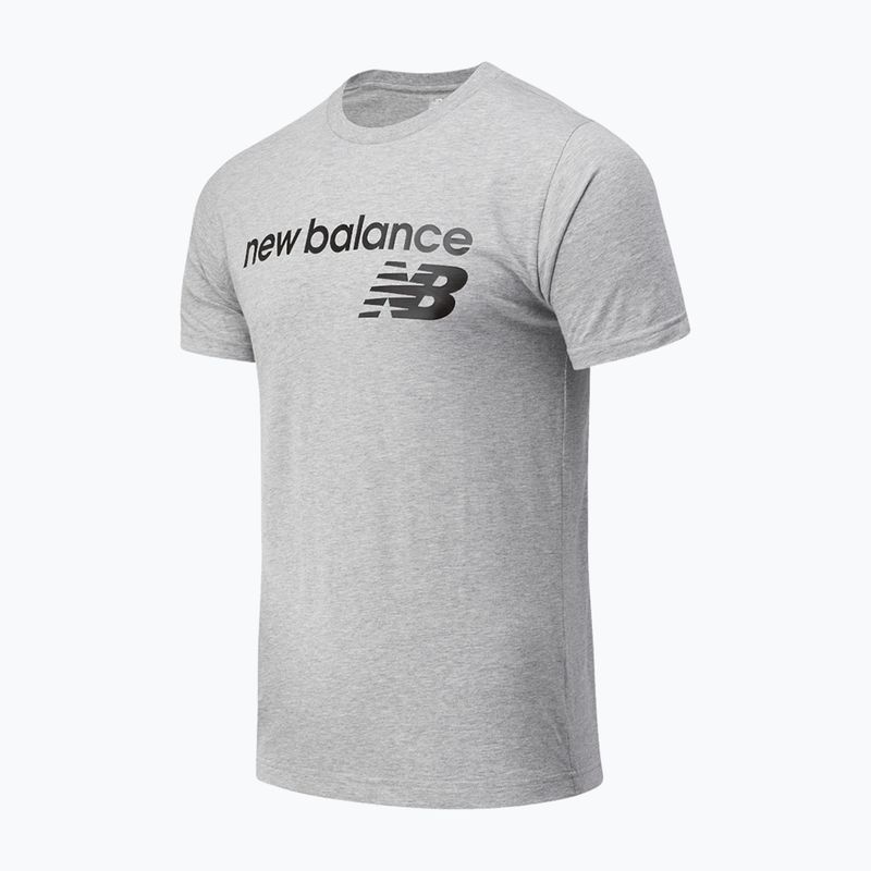 Vyriški New Balance Classic Core Logo pilki marškinėliai