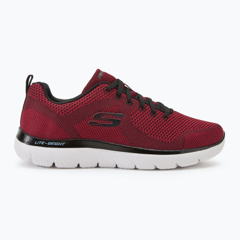 Vyriški batai SKECHERS Summits Brisbane red/black 2