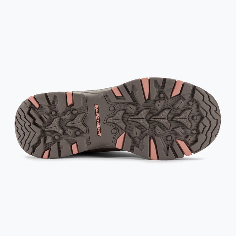 Moteriški trekingo batai SKECHERS Trego Alpine Trail brown/natural 5