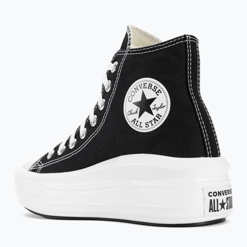 Converse moteriški sportbačiai Chuck Taylor All Star Move Platform Hi black/natural ivory/white 7