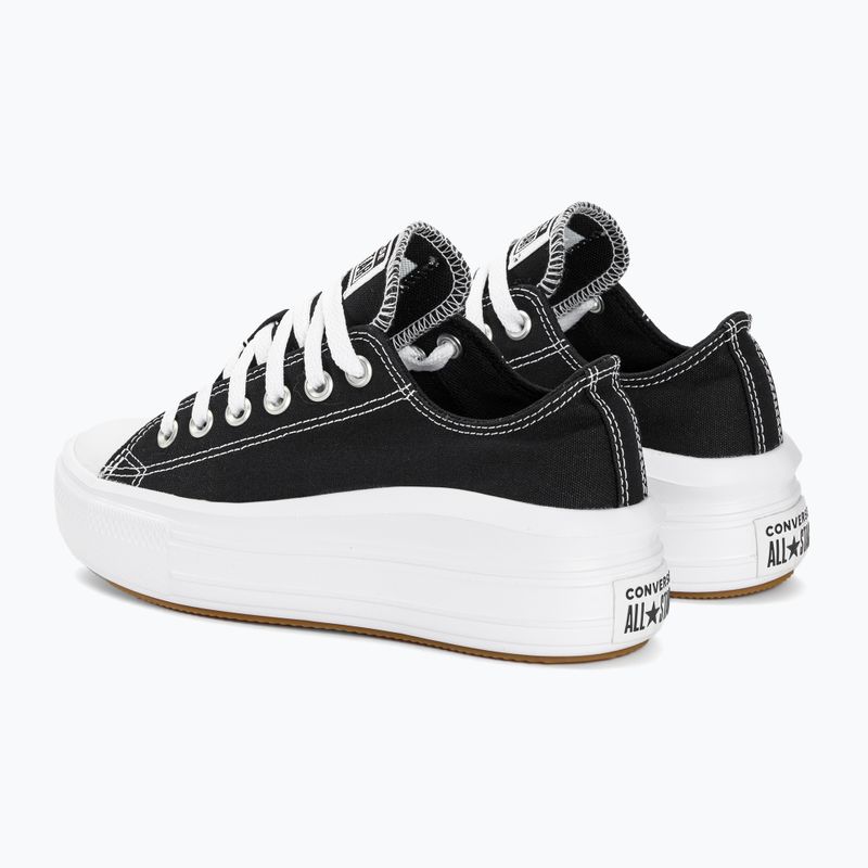 Moteriški sportbačiai Converse Chuck Taylor All Star Move Canvas Platform Ox black/white/white 3