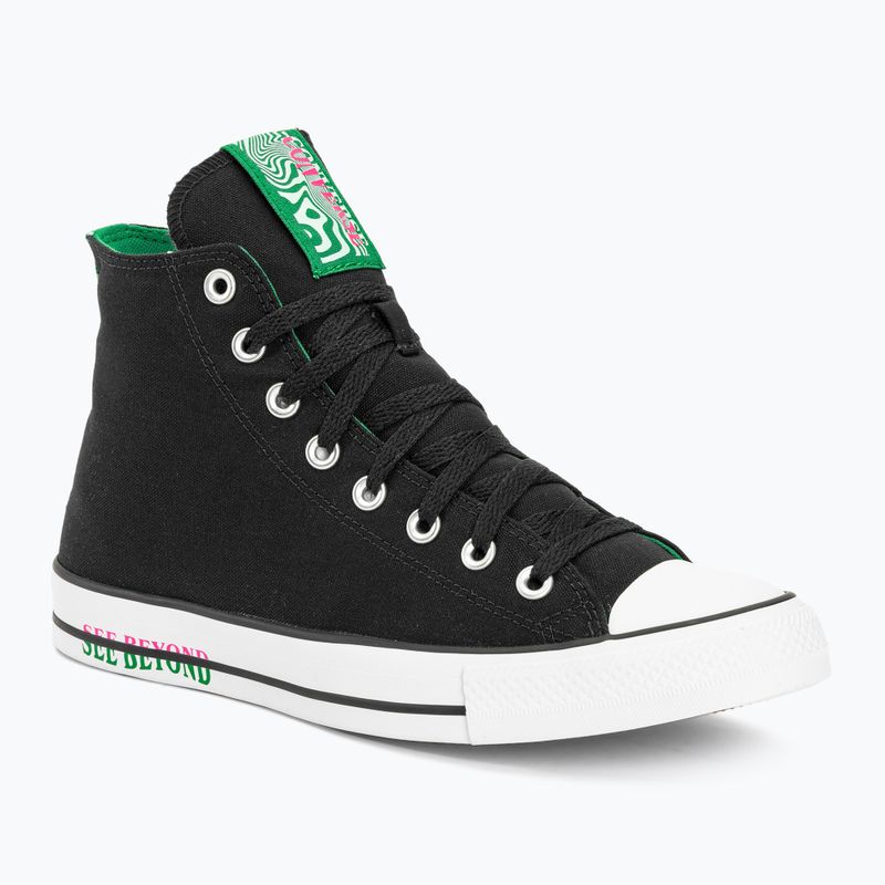 Sportiniai bateliai Converse Chuck Taylor All Star Hi black/green/prime pink