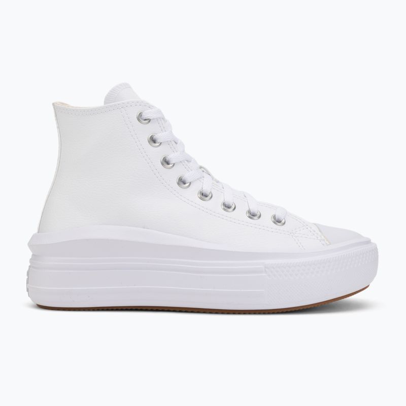 Moteriški sportbačiai Converse Chuck Taylor All Star Move Platform Leather white 2