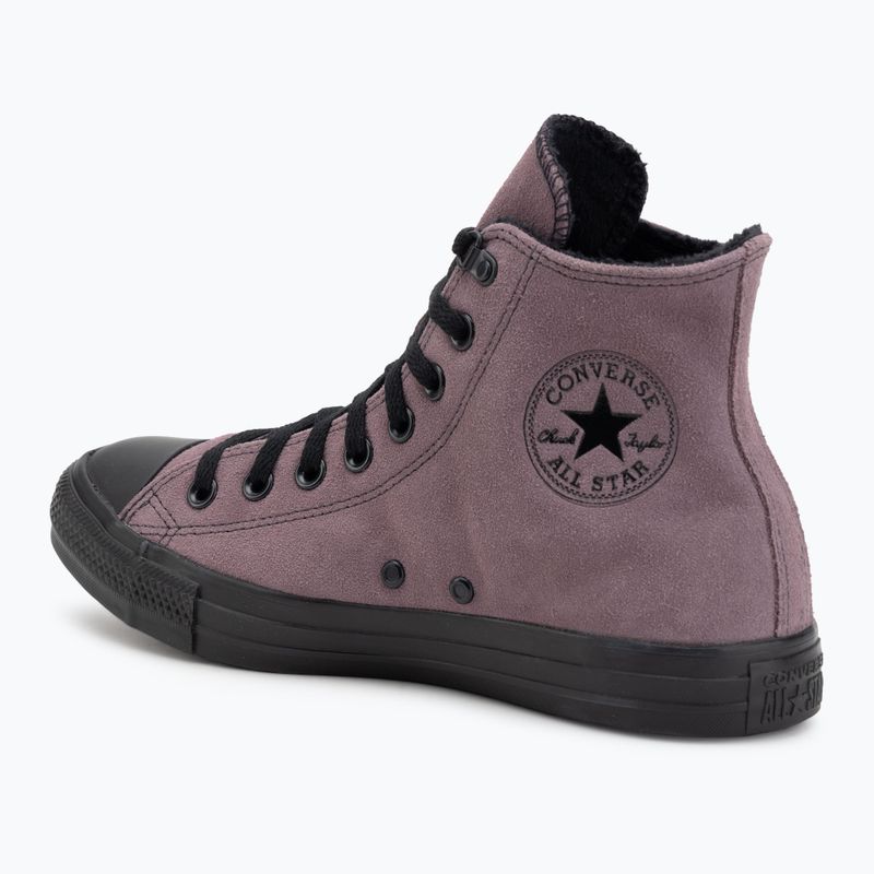 Sportbačiai Converse Chuck Taylor All Star Hi Suede Faux Fur grey/purple 3