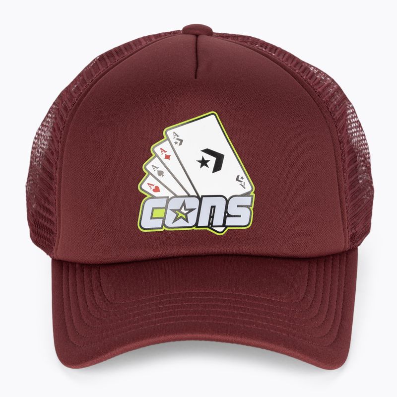 Kepuraitė su snapeliu Converse Cons Trucker cherry daze 2