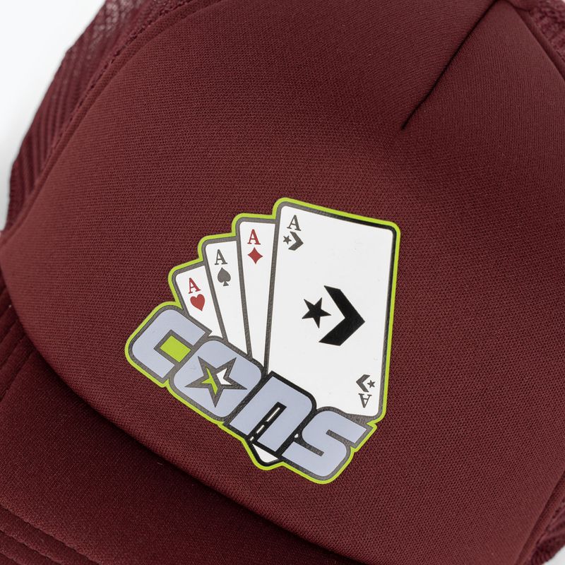 Kepuraitė su snapeliu Converse Cons Trucker cherry daze 4