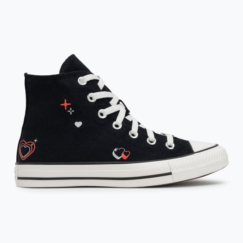 Moteriški sportiniai bateliai Converse Chuck Taylor All Star Y2K Heart black/vintage white/fever dream 2
