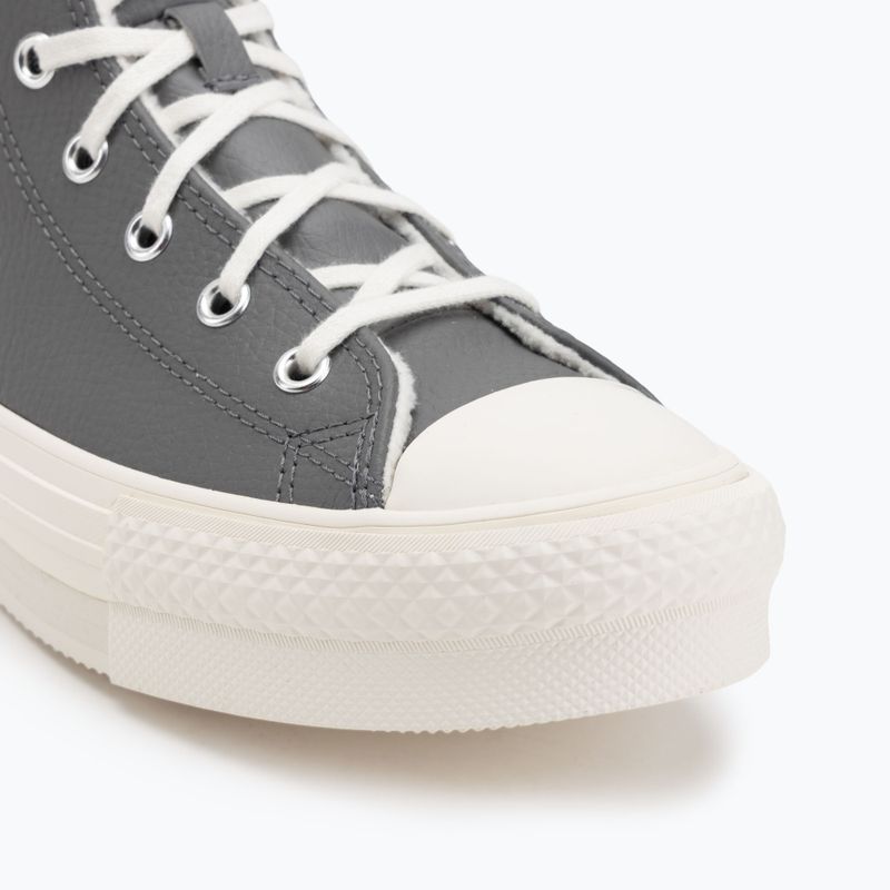 Moteriški sportbačiai Converse Chuck Taylor All Star EVA Lift Platform Leather sharkskin/warm quarry/egret 7