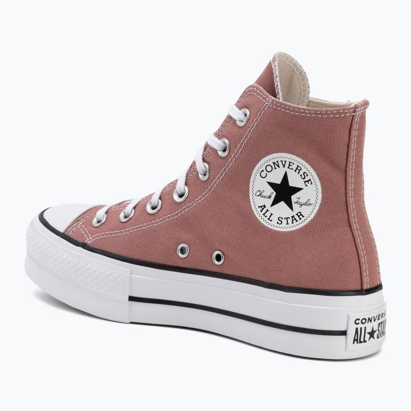 Moteriški sportbačiai Converse Chuck Taylor All Star Lift Hi light saddle/natural ivory 3