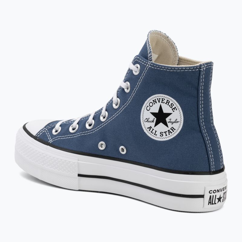 Moteriški sportbačiai Converse Chuck Taylor All Star Lift Hi slacker blue/whie/black 3