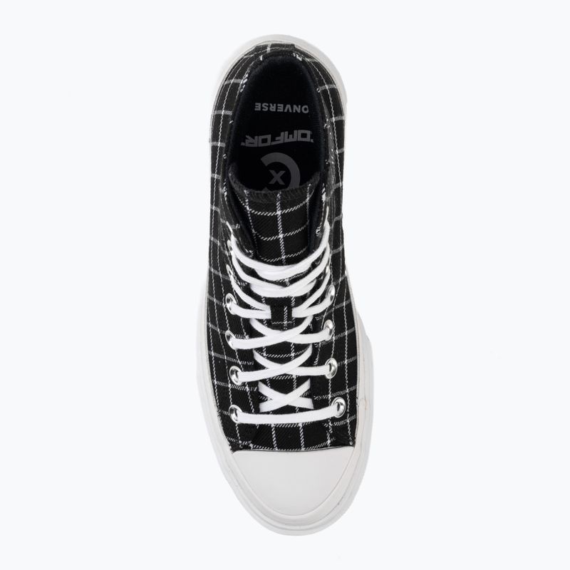 Moteriški sportbačiai Converse Chuck Taylor All Star Lift Double Stack Hi black/white 5