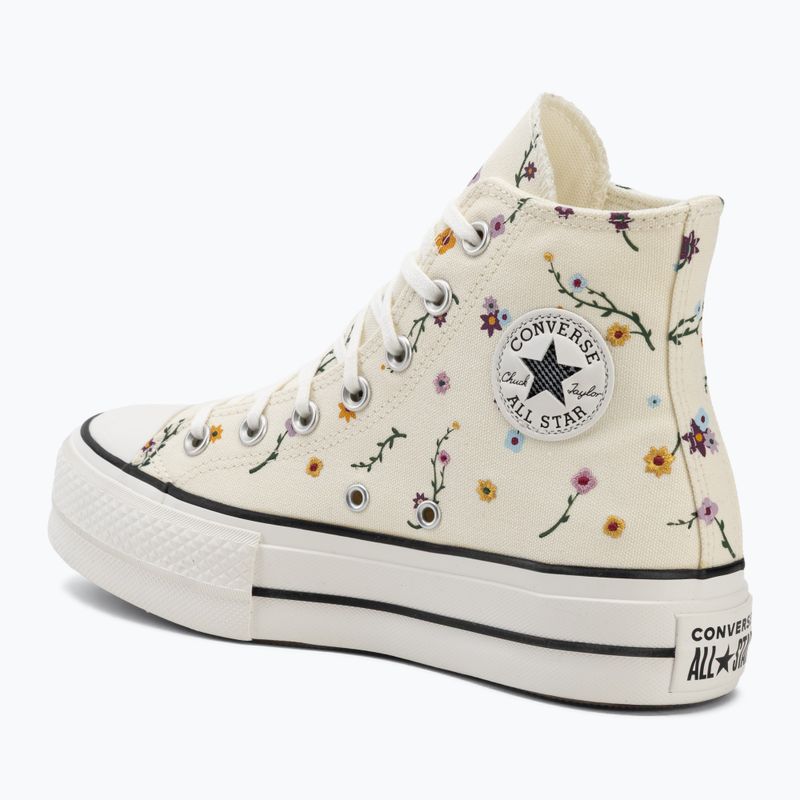 Moteriški sportbačiai Converse Chuck Taylor All Star Lift Hi erget/vintage white/black 3
