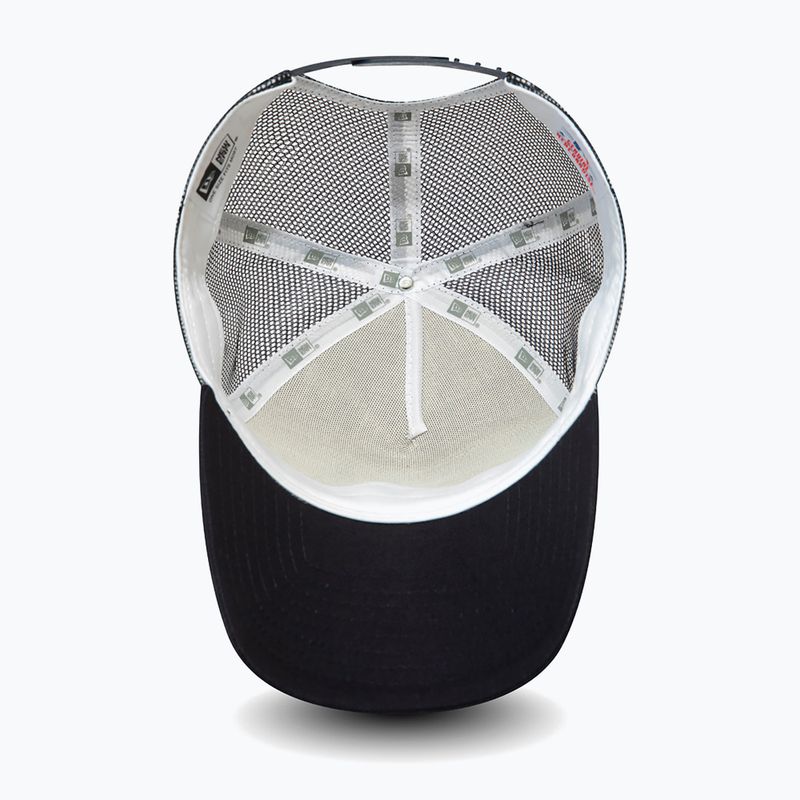 New Era Team Block Trucker kepurė su snapeliu NYY juoda/balta 5