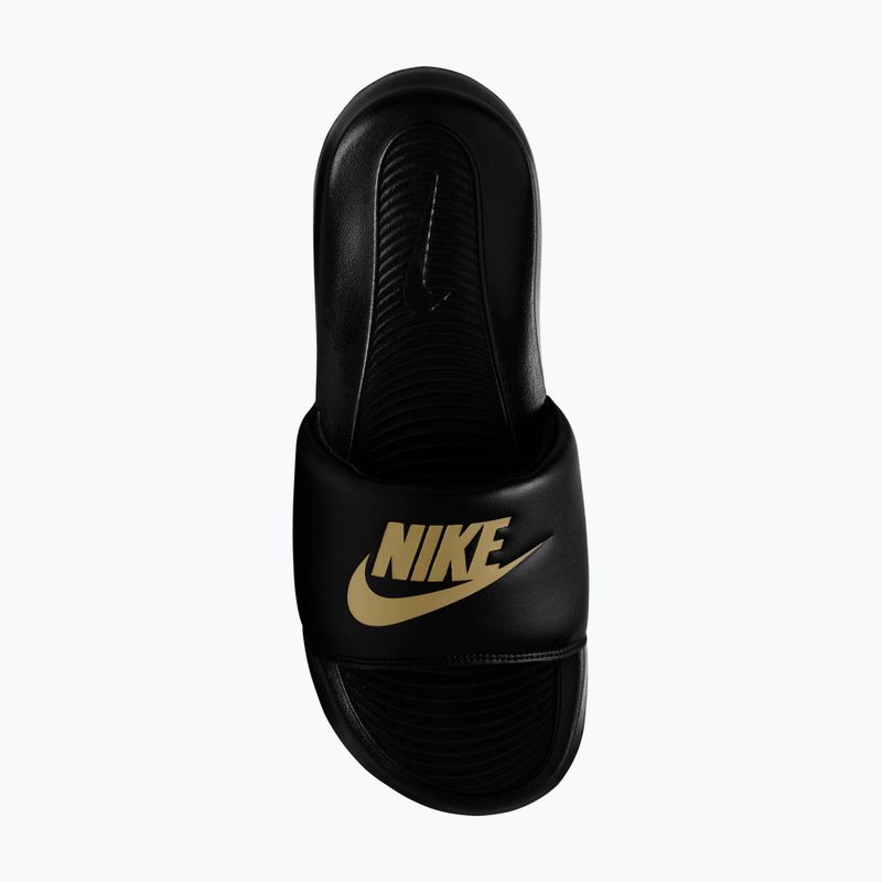 Vyriškos šlepetės Nike Victori One Slide black/metallic gold 4