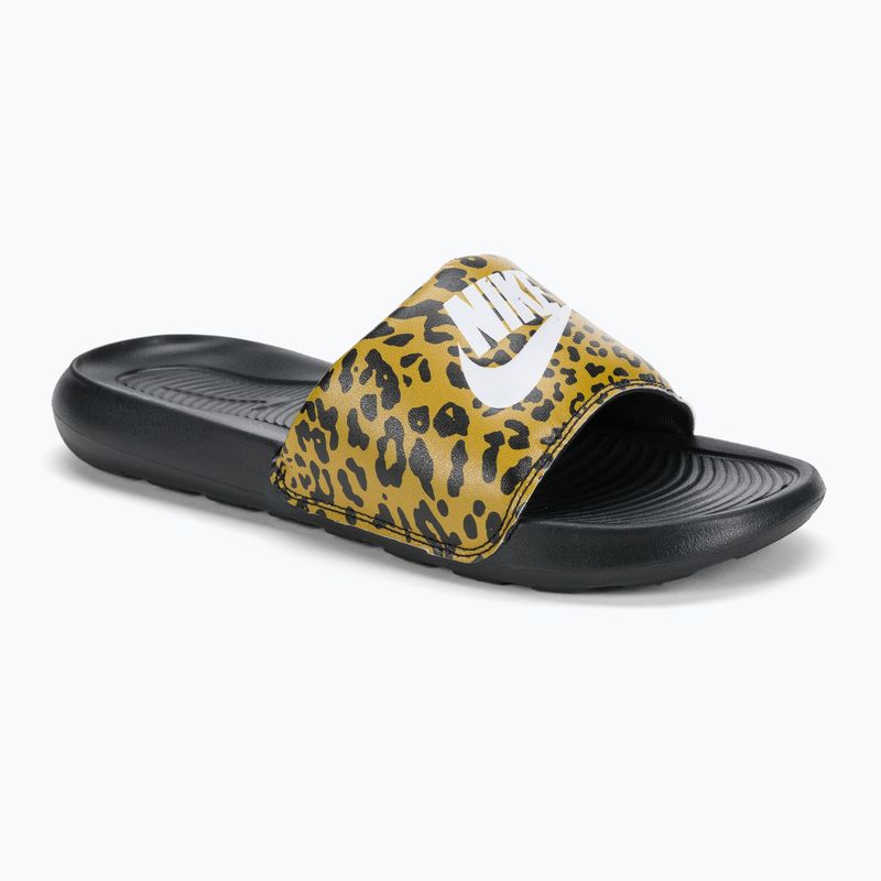 Nike Victori One Slide Print Moterų šlepetės Black CN9676-700