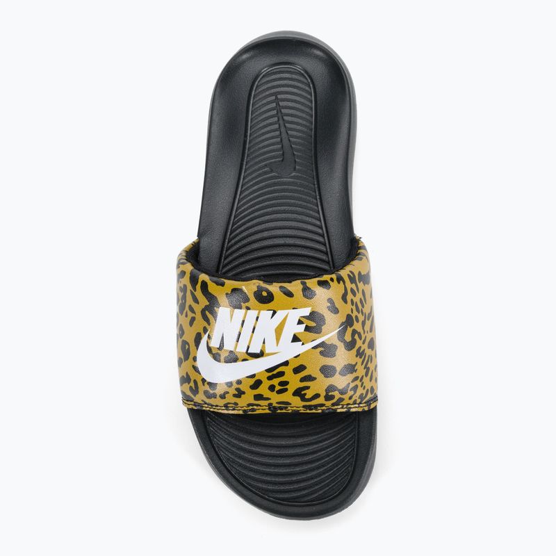 Nike Victori One Slide Print Moterų šlepetės Black CN9676-700 6