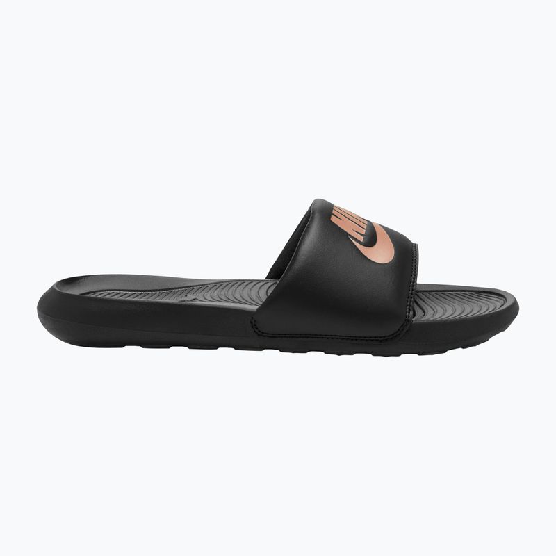 Moteriškos šlepetės Nike Victori One Slide black/black/metallic red bronze