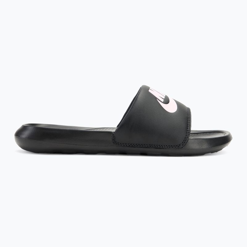 Moteriškos šlepetės Nike Victori One Slide black/black/violet 2