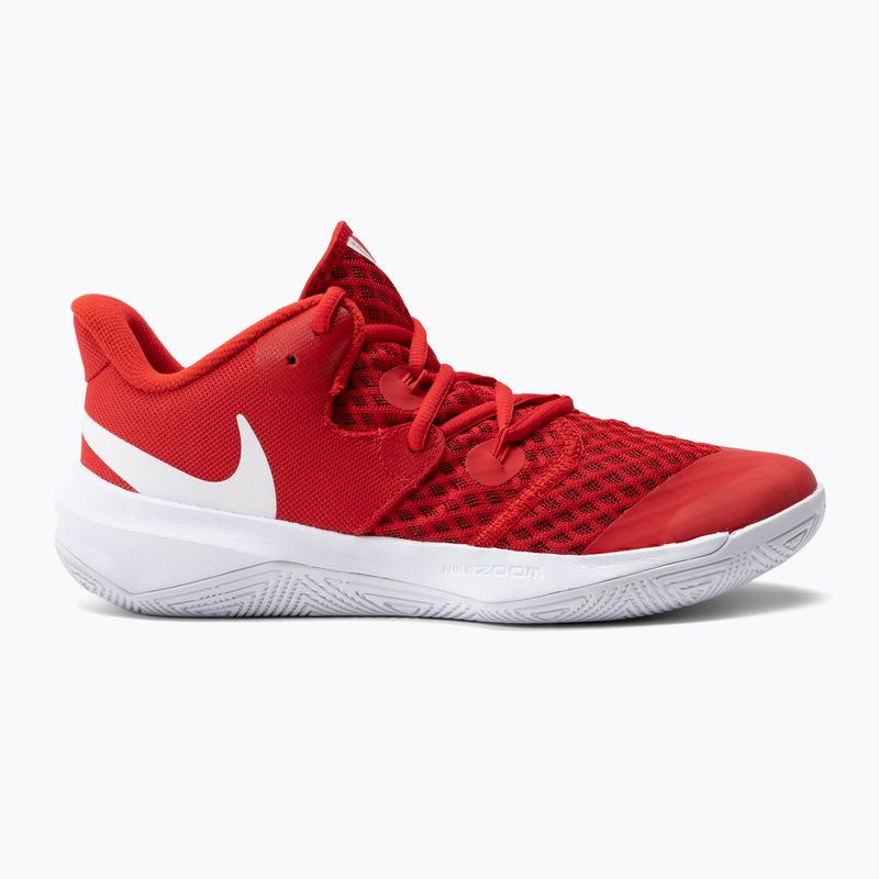 Batai tinklinei Nike Zoom Hyperspeed Court raudoni/balti 2