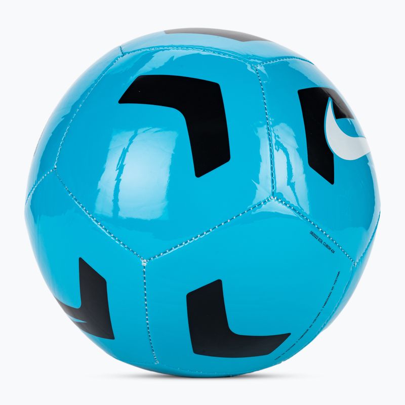 Futbolo kamuolys Nike Pitch Training light blue fury/black/white dydis 4 2