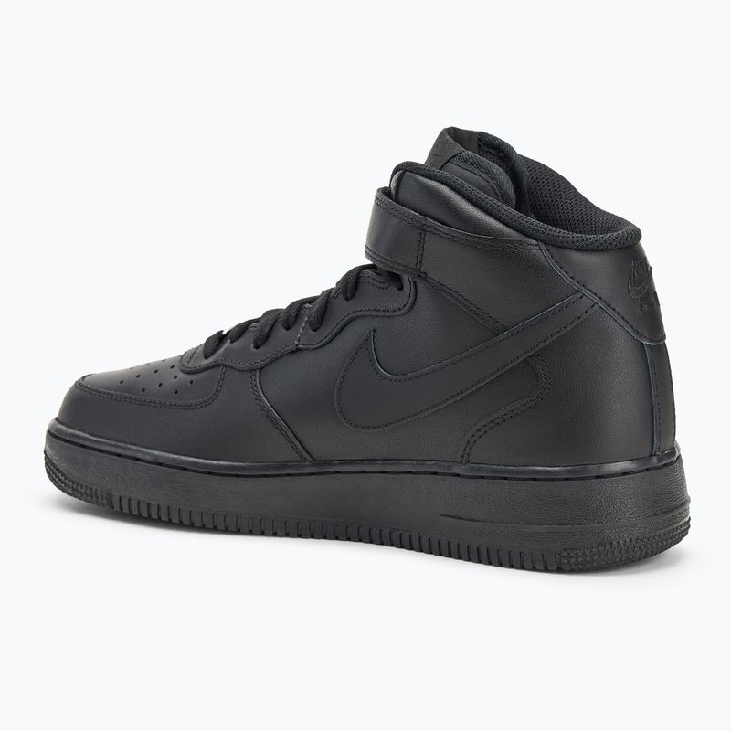 Vyriški batai Nike Air Force 1 Mid '07 black/white 3